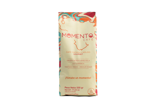 MOMENTO CAFÉ Gourmet - MOLIDO 500g/17,63oz INTL