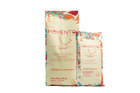 MIX700g PACK MOMENTO CAFÉ Gourmet - MOLIDO 500g/17,63oz + 200g/7,05