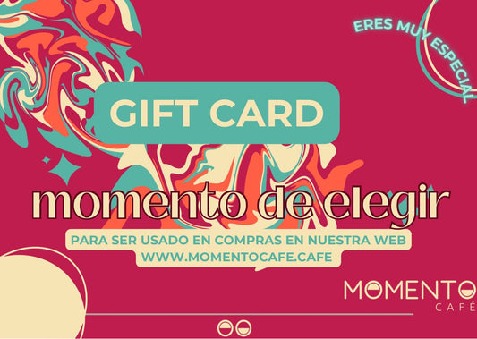 OBSEQUIA GIFT CARD MOMENTO CAFÉ